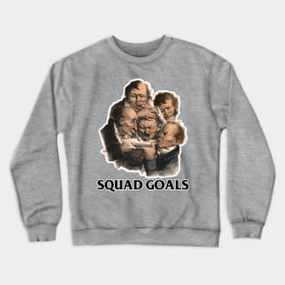 Squad Goals Vintage Design Tee Crewneck Sweatshirt